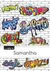 Product Image: CARNET SAMANTHA PTSCX,96P,A5 GRAFFITI