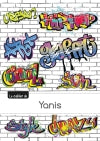 Product Image: CARNET YANIS BLANC,96P,A5 GRAFFITI