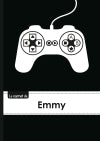 Le carnet d'Emmy : Lignes, 96p, A5 : Manette jeu vide´o book