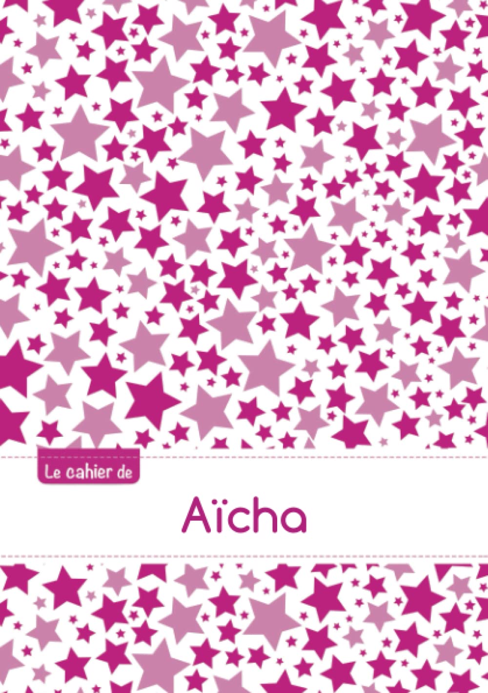 Le cahier d'Aïcha: Le cahier d'Aïcha - Petits carreaux, 96p, A5 - Constellation Rose book