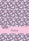 Le cahier de Flore : Séyès, 96p, A5 : Papillons Mauve book