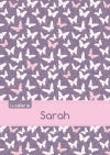 CAHIER SARAH SEYES,96P,A5 PAPILLONSMAUVE book