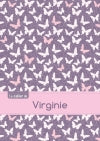 CAHIER VIRGINIE PTSCX,96P,A5 PAPILLONSMAUVE book
