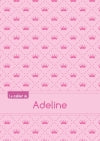Le cahier d'Adeline : Petits carreaux, 96p, A5 : Princesse book