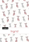 Le cahier d'Ingrid : Séyès, 96p, A5 : Ballerine book