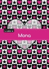 CAHIER MONA SEYES,96P,A5 CoeURETETOILE Children's books