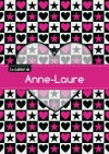 Le cahier d'Anne-Laure : Petits carreaux, 96p, A5 : C ur et étoile book