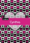 Le cahier de Cynthia : Petits carreaux, 96p, A5 : C ur et étoile book