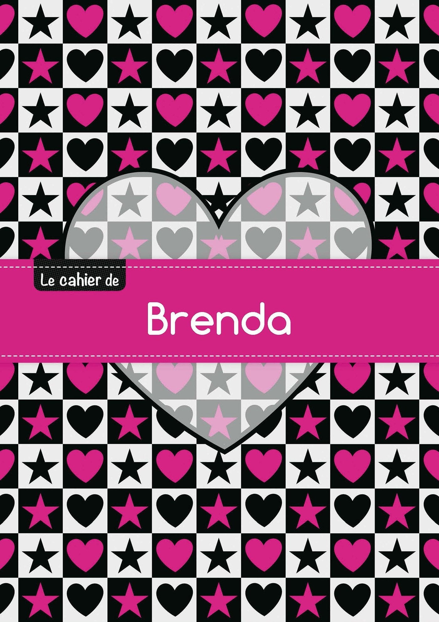 Le cahier de brenda: Le cahier de brenda - blanc, 96p, a5 - c - ur et étoile book