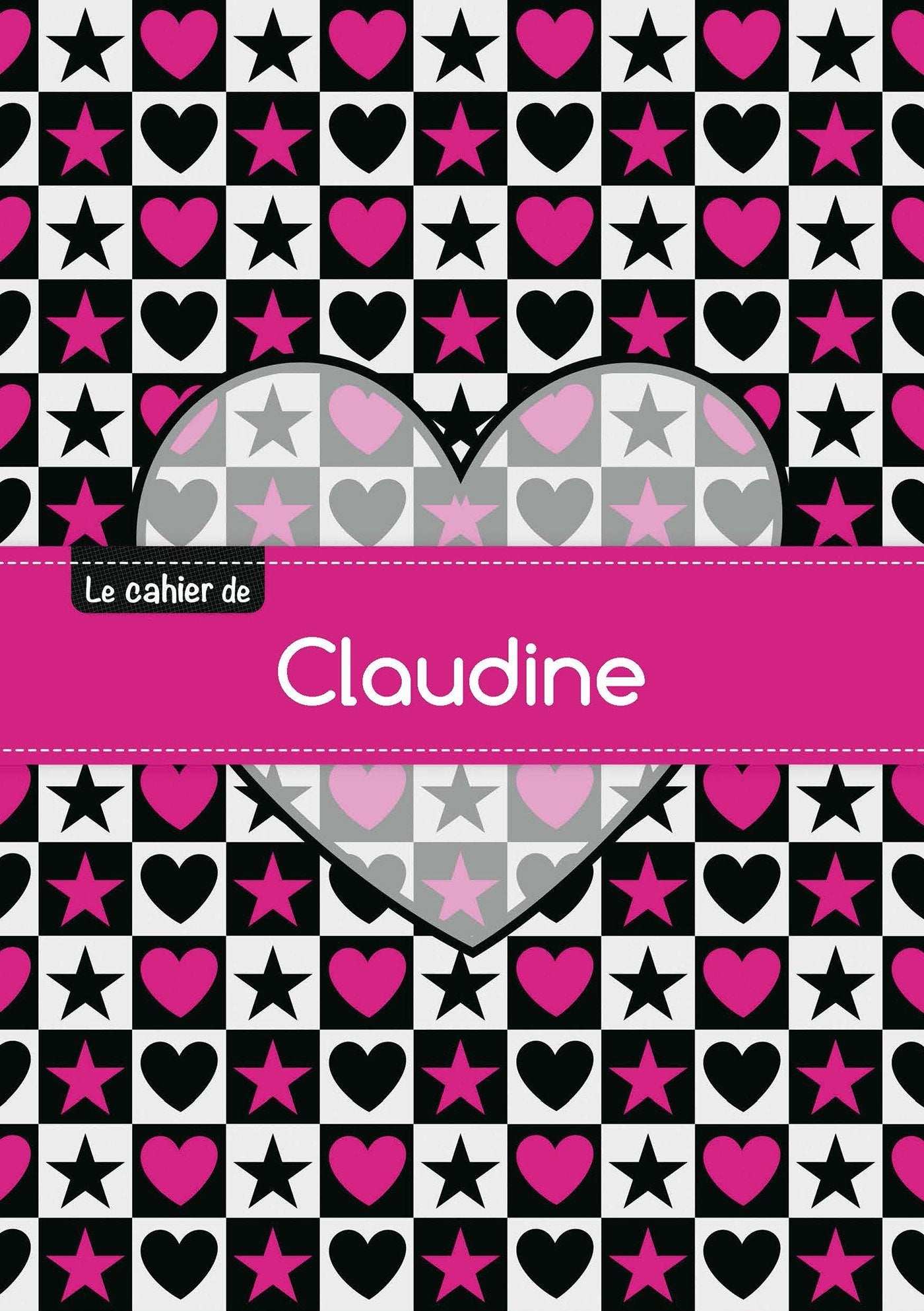 Le cahier de claudine: Le cahier de claudine - blanc, 96p, a5 - c - ur et étoile book