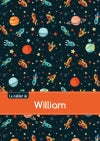 Product Image: CAHIER WILLIAM BLANC,96P,A5 ESPACE