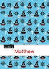 CAHIER MATTHEW PTSCX,96P,A5 PIRATES Children's books