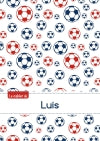 CAHIER LUIS PTSCX,96P,A5 FOOTBALLPARIS book