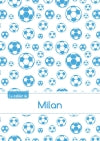 CAHIER MILAN PTSCX,96P,A5 FOOTBALLMARSEILLE book