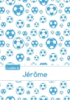 Le cahier de Jérôme : Blanc, 96p, A5 : Football Marseille book