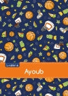 Le cahier d'Ayoub : Blanc, 96p, A5 : Basketball book