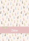 CAHIER ZELIE SEYES,96P,A5 CHATS book