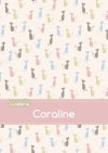 Le cahier de Coraline : Petits carreaux, 96p, A5 : Chats book