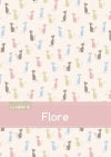 Le cahier de Flore : Petits carreaux, 96p, A5 : Chats book