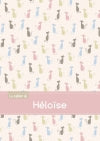 Le cahier de Héloïse : Petits carreaux, 96p, A5 : Chats book