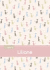 Le cahier de Liliane : Blanc, 96p, A5 : Chats book