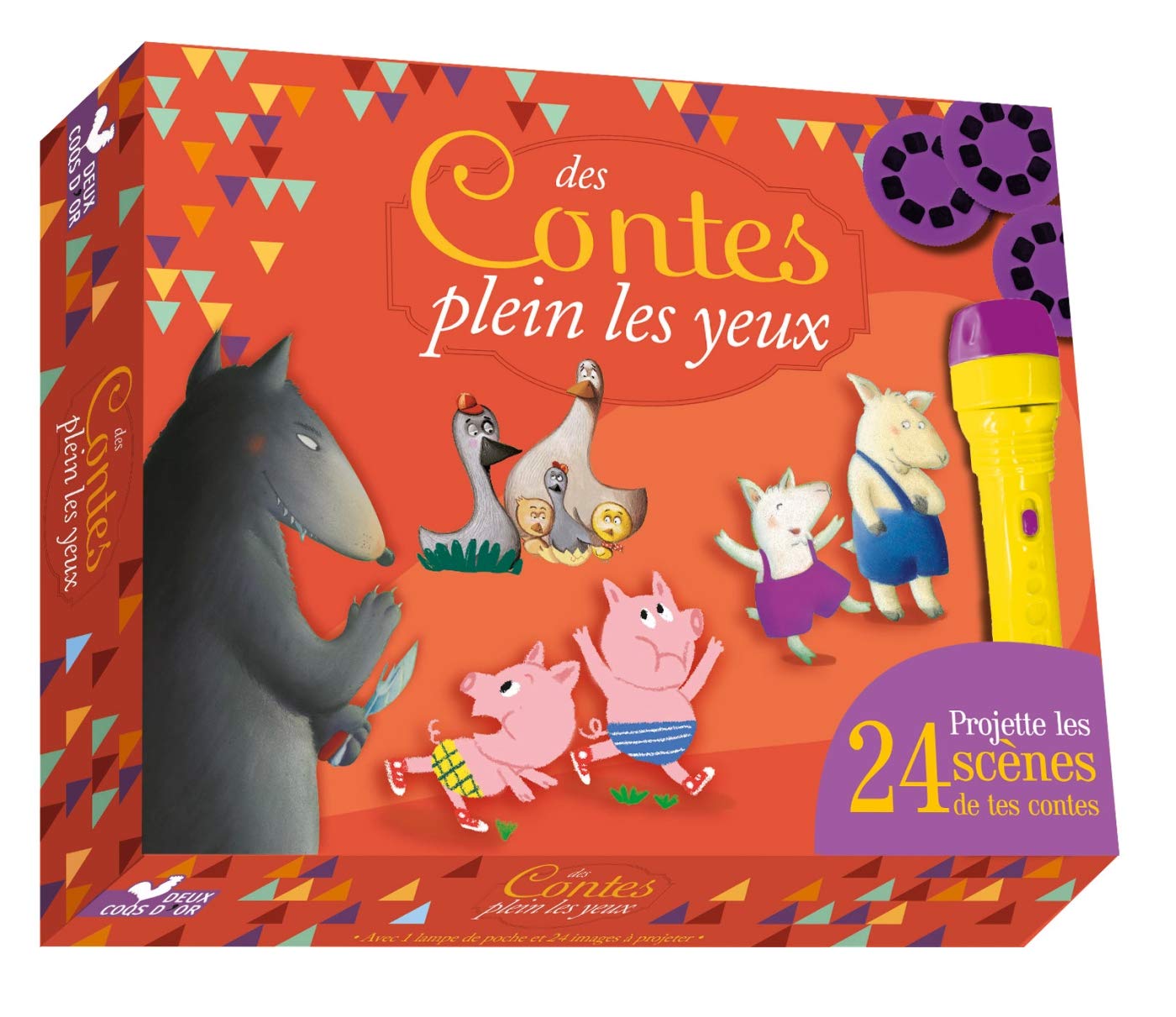 Des contes plein les yeux - 3 - coffret lampe book
