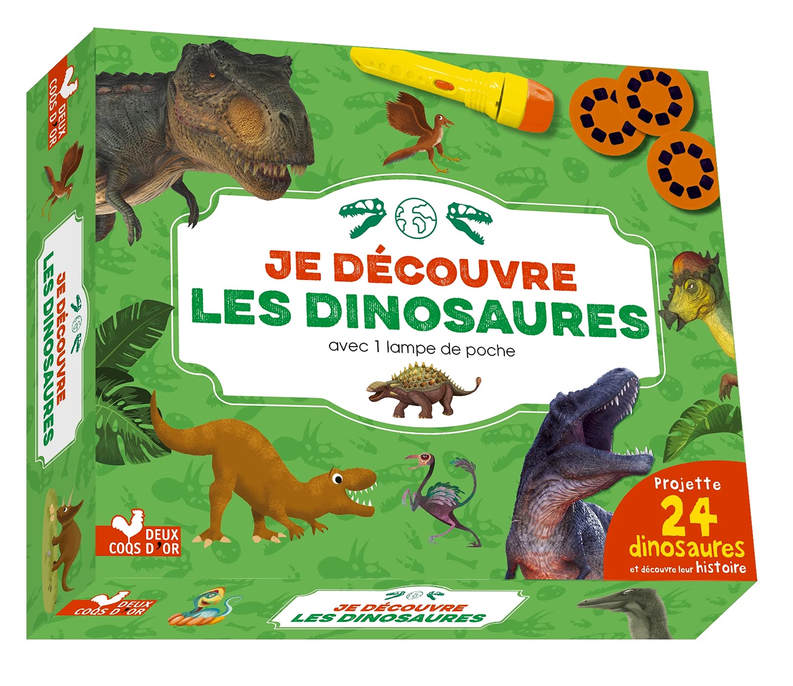 Je découvre les dinosaures - coffret avec lampe: Avec 1 lampe de poche Non-fiction