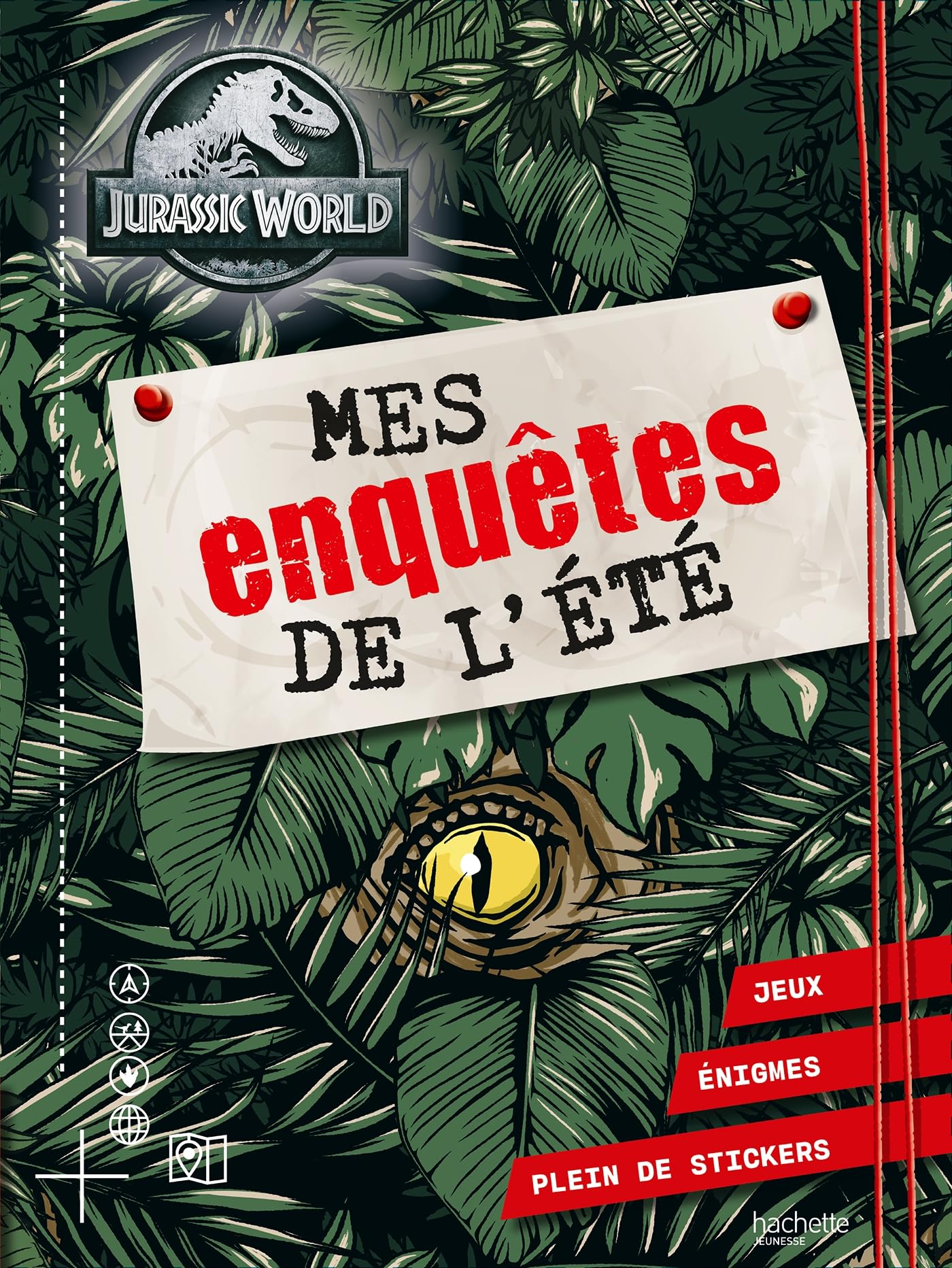 Jurassic World - Mes enquêtes de l'été: Activités et autocollants Tiptoi & Games