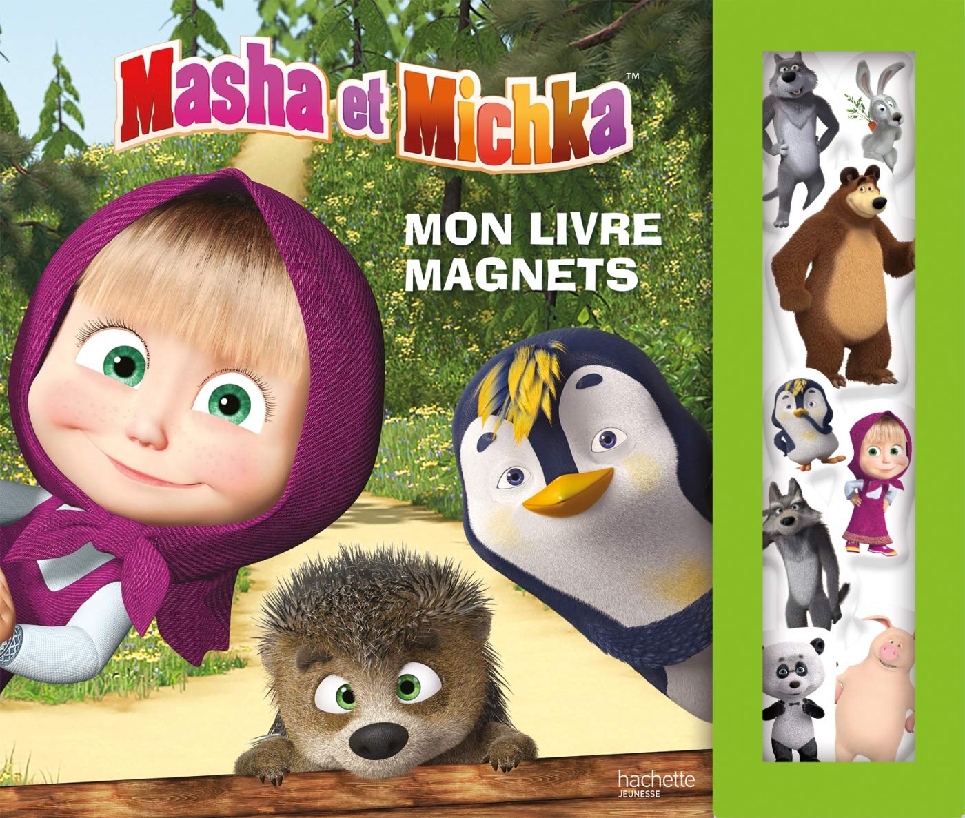 Masha et Michka - Mon livre magnets book