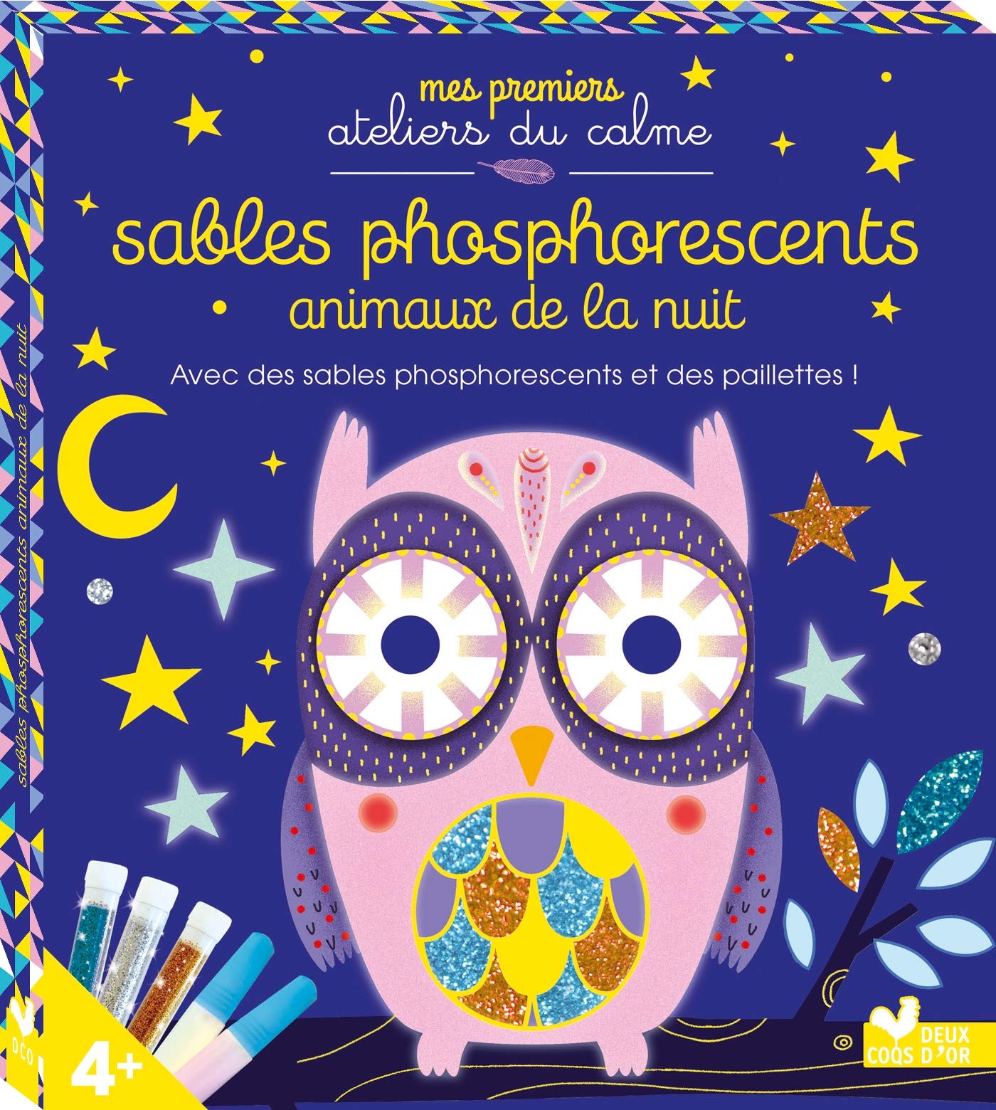 Sables phosphorescents et paillettes - Animaux de la nuit book