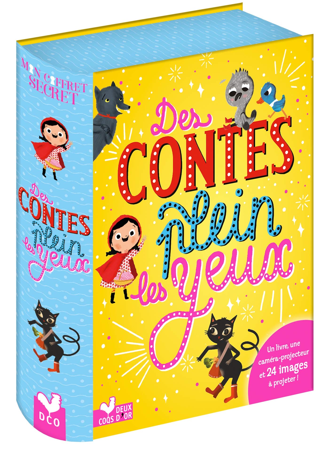 Des contes plein les yeux - coffret avec lampe: Un livre, une caméra-projecteur et 24 images à projeter ! Tiptoi & Games