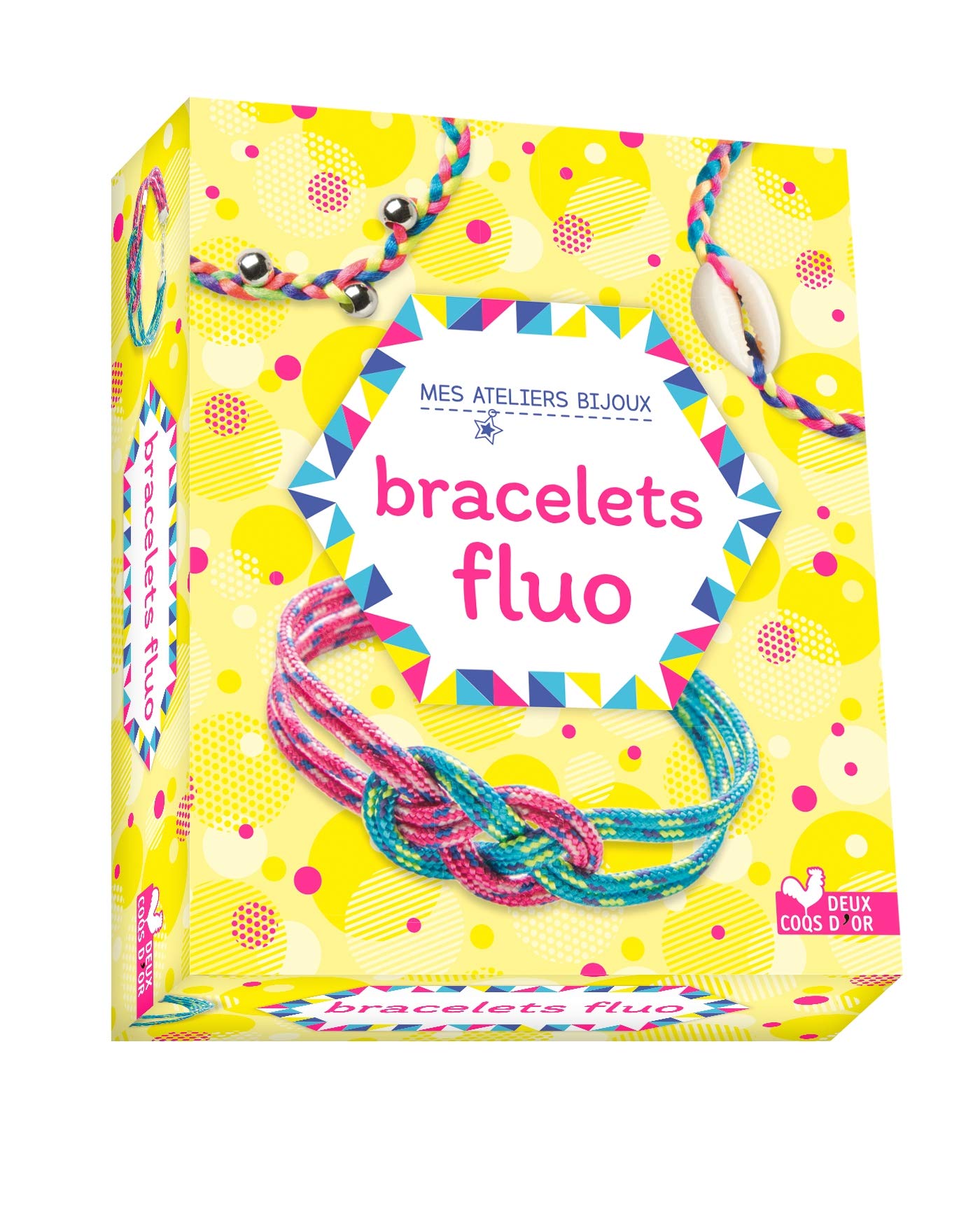 Mes bracelets fluo - mini coffret avec accessoires book