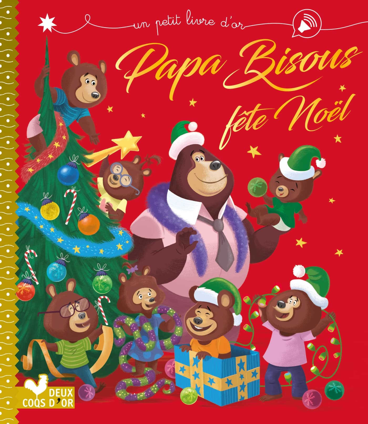 Papa bisous fête Noël Children's books