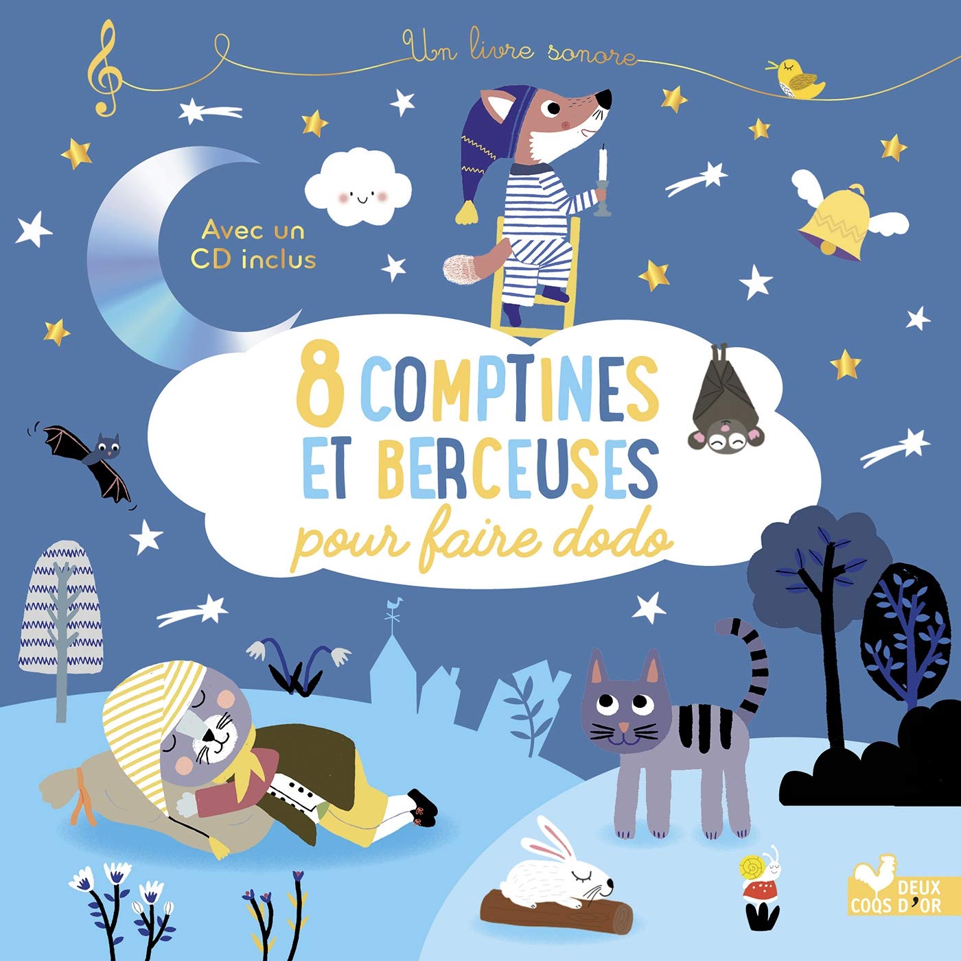 8 comptines et berceuses pour faire dodo - livre avec CD book
