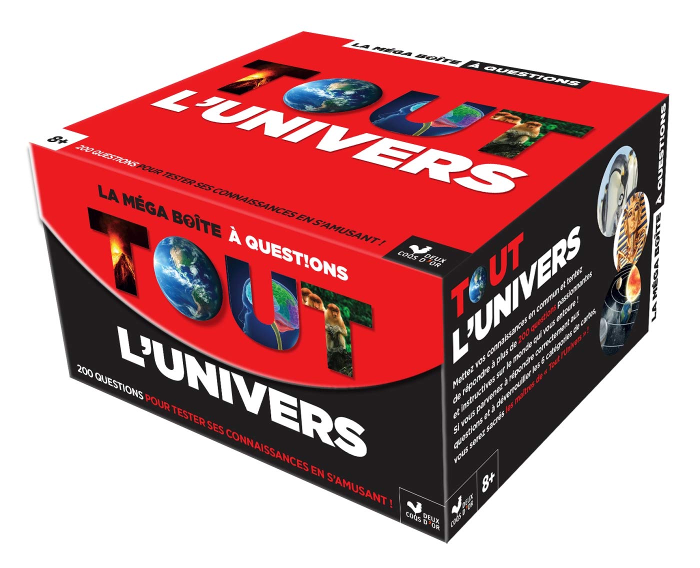 Méga boite à questions Tout l'univers - boîte avec cartes book