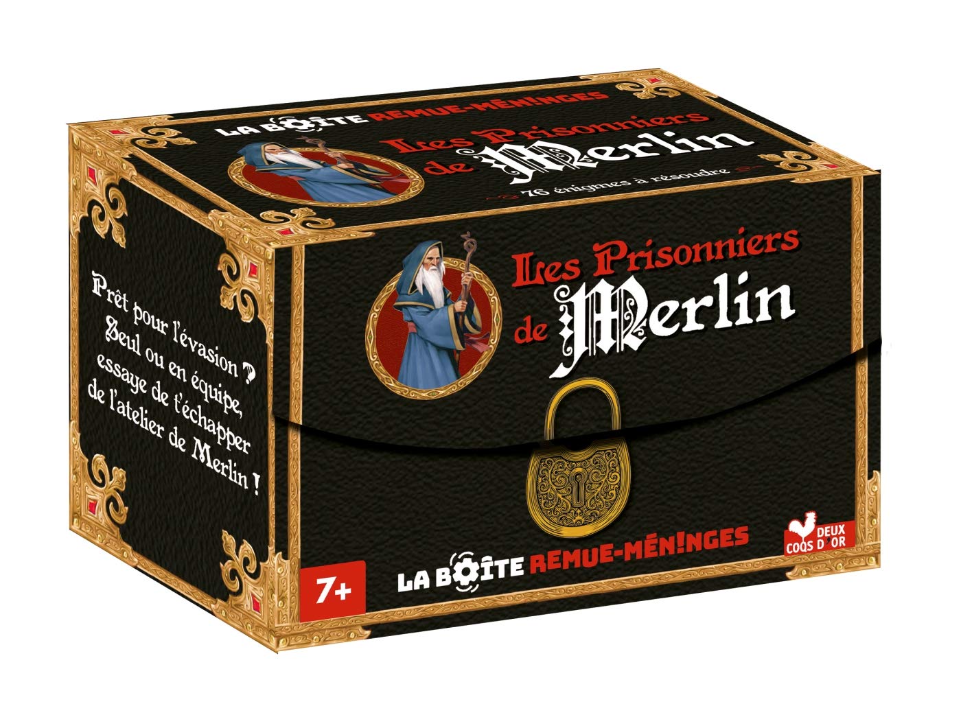La boîte remue-méninges de Merlin ! - boîte avec cartes book