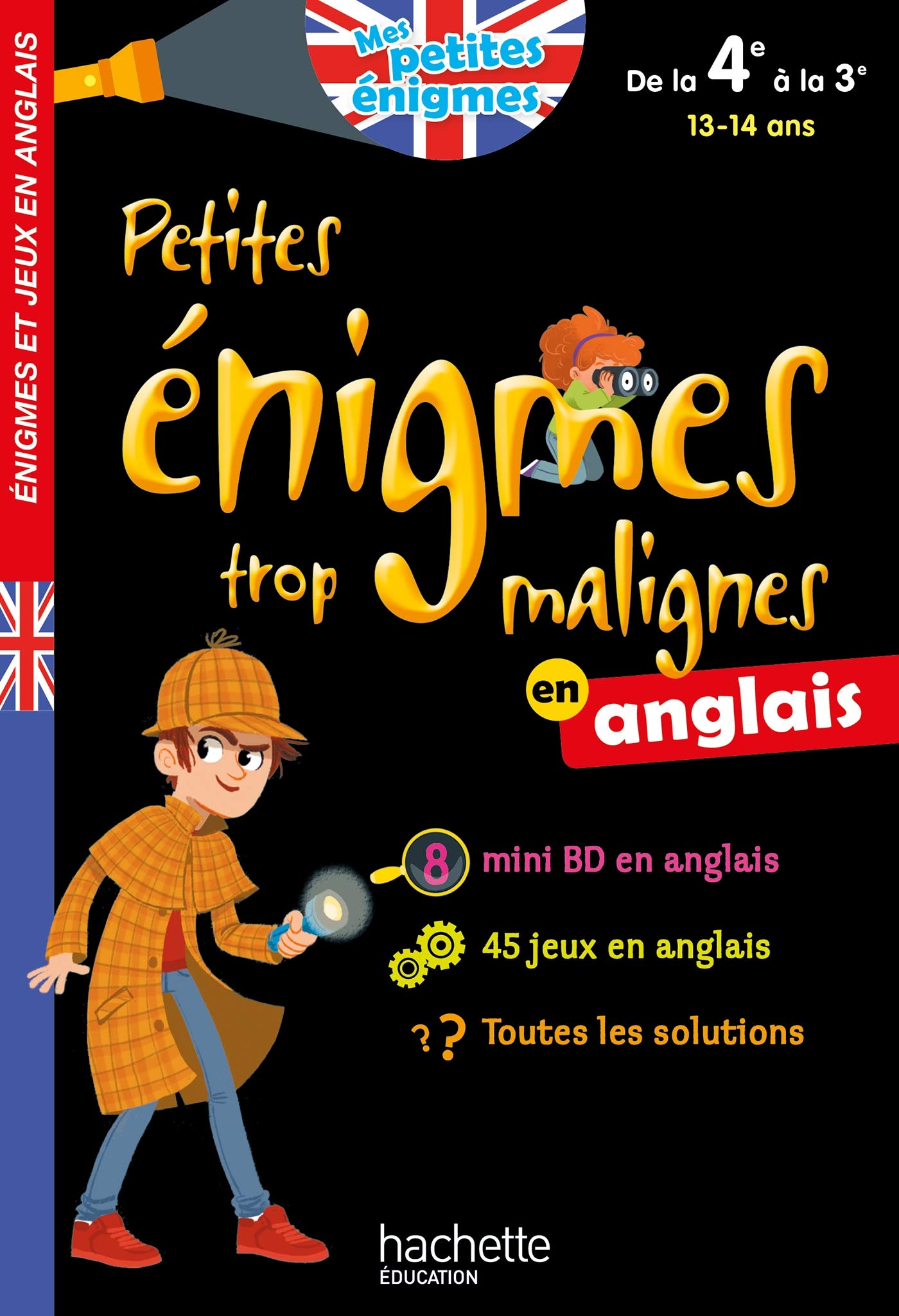 Petites énigmes trop malignes - Anglais de la 4e à la 3e - Cahier de vacances 2021 book