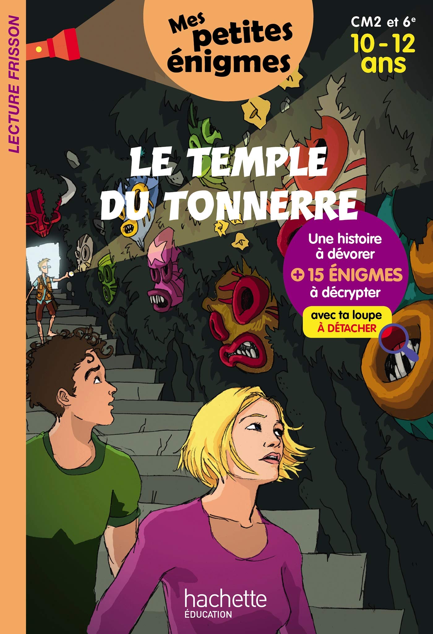 Le Temple du tonnerre - Mes petites énigmes CM2 et 6e - Cahier de vacances 2022 book
