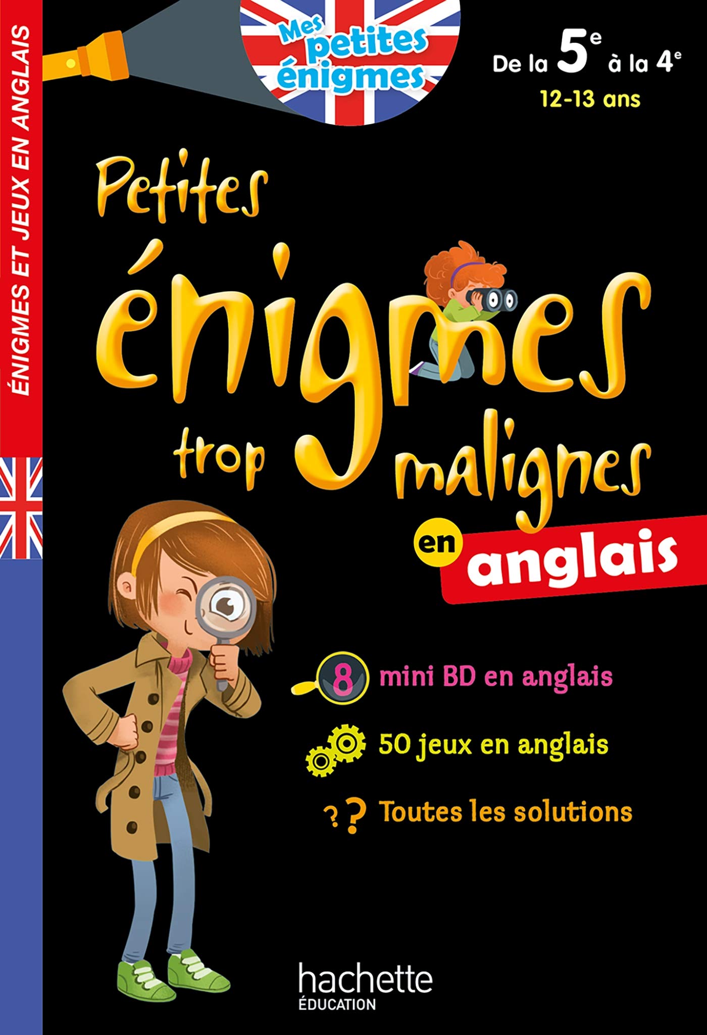 Petites énigmes trop malignes - Anglais de la 5e à la 4e - Cahier de vacances 2021 book