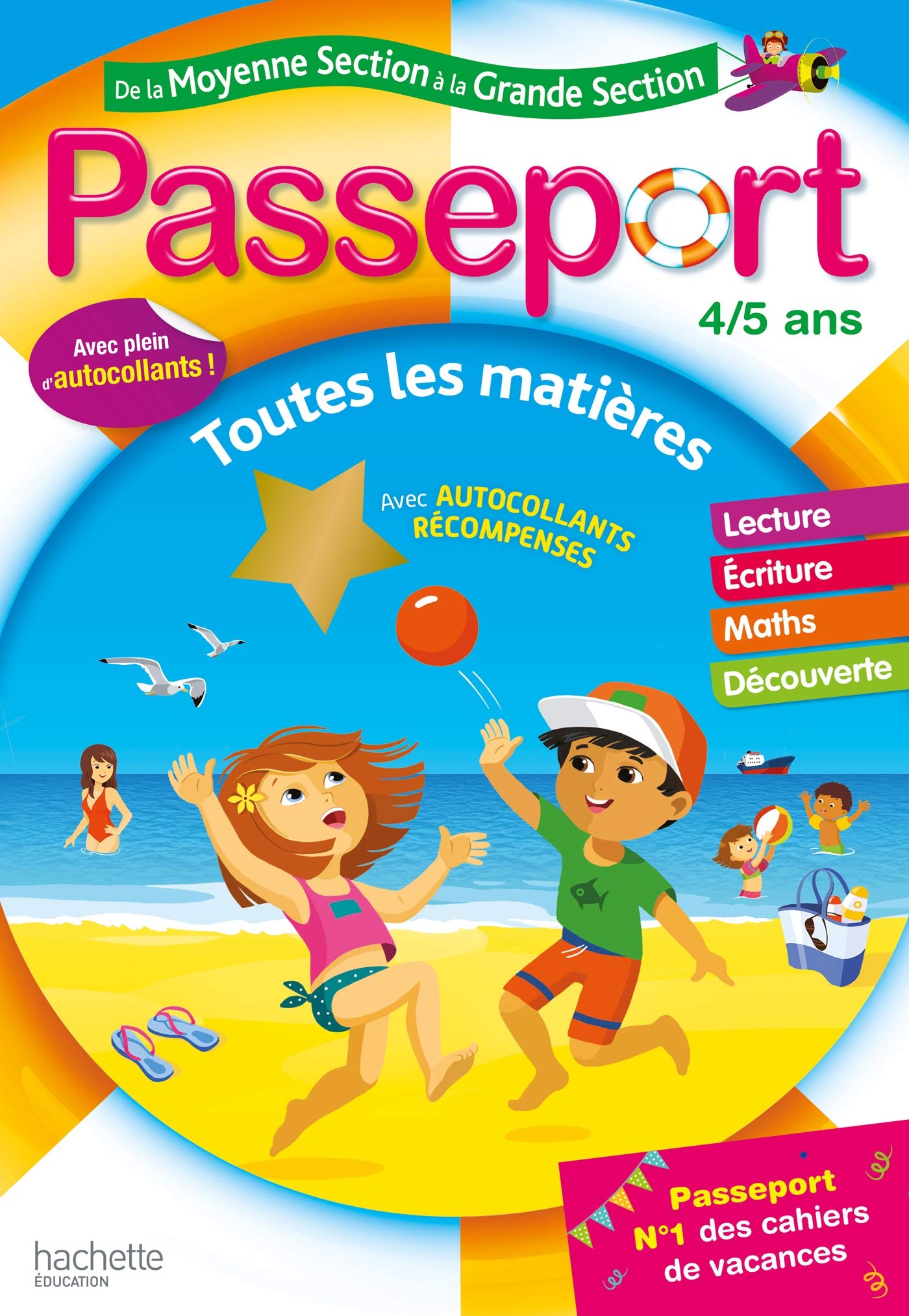 Passeport - De la Moyenne à la Grande section - Cahier de vacances 2022 Non-fiction