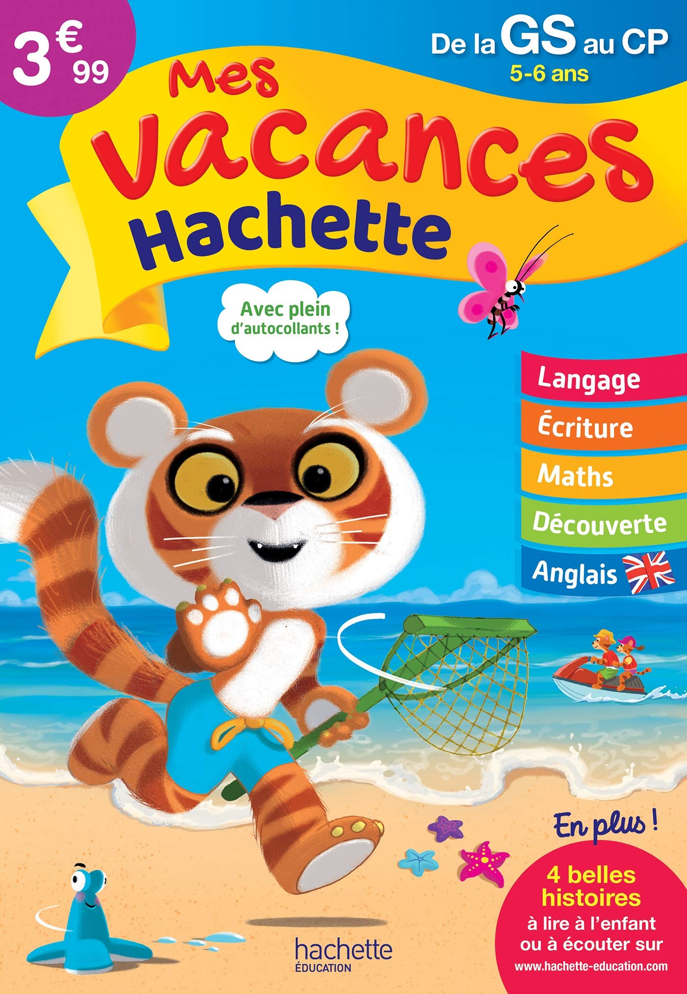 Mes Vacances Hachette - De la Grande Section au CP - Cahier de vacances 2022 Non-fiction