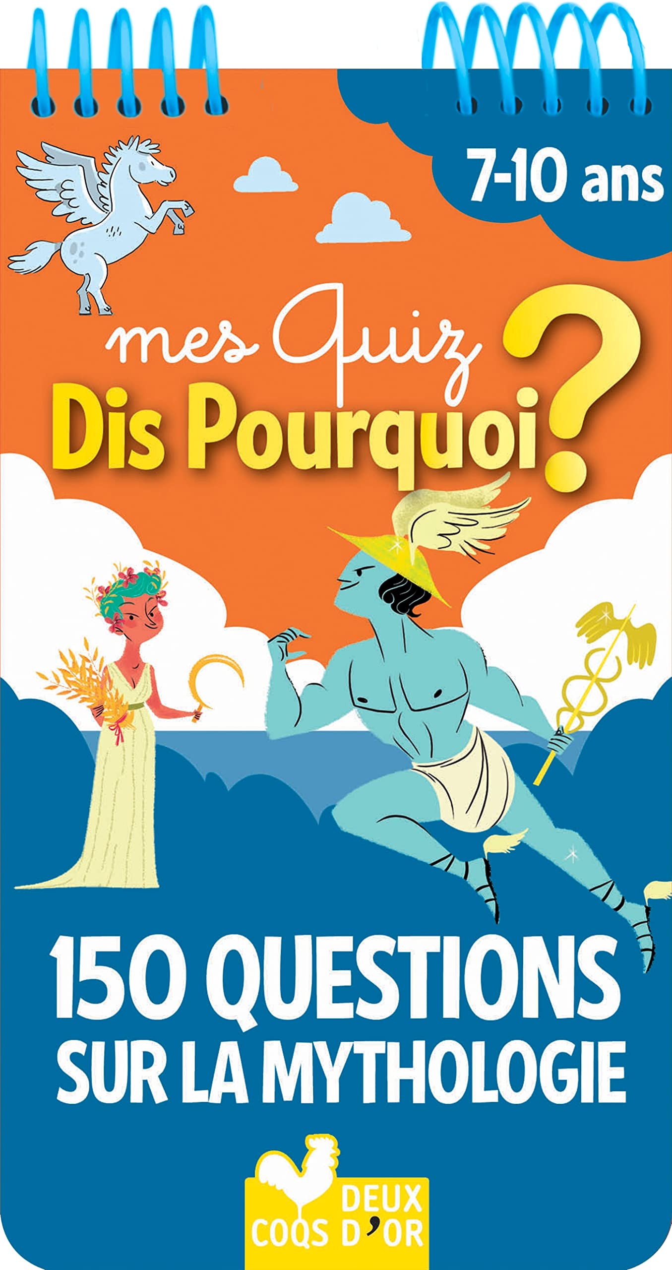 Mes quiz dis pourquoi ? 150 questions sur la mythologie - bloc à spirale Non-fiction
