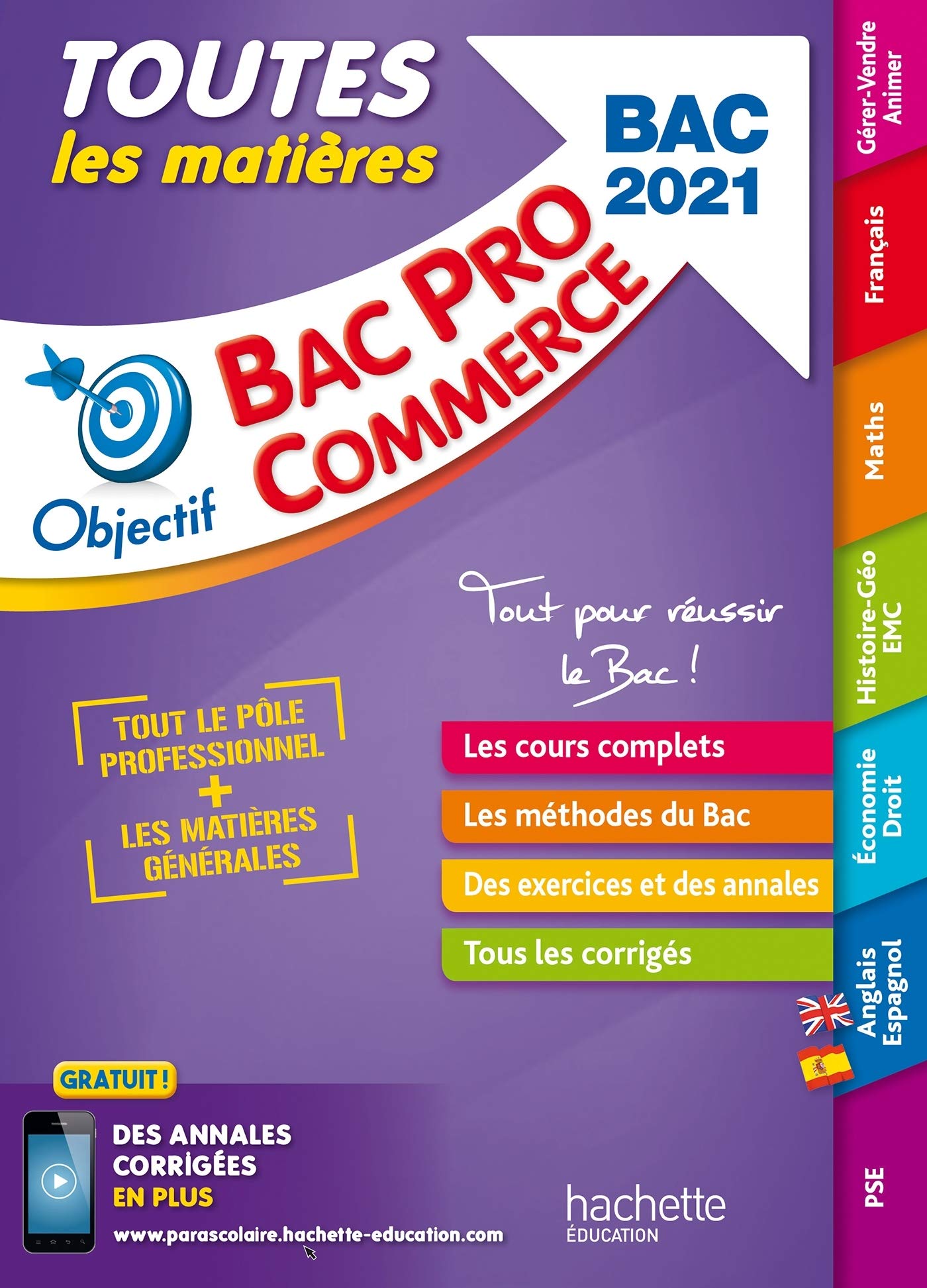 Objectif Bac Pro - Toutes les matières - Bac Pro Commerce 2021 Non-fiction