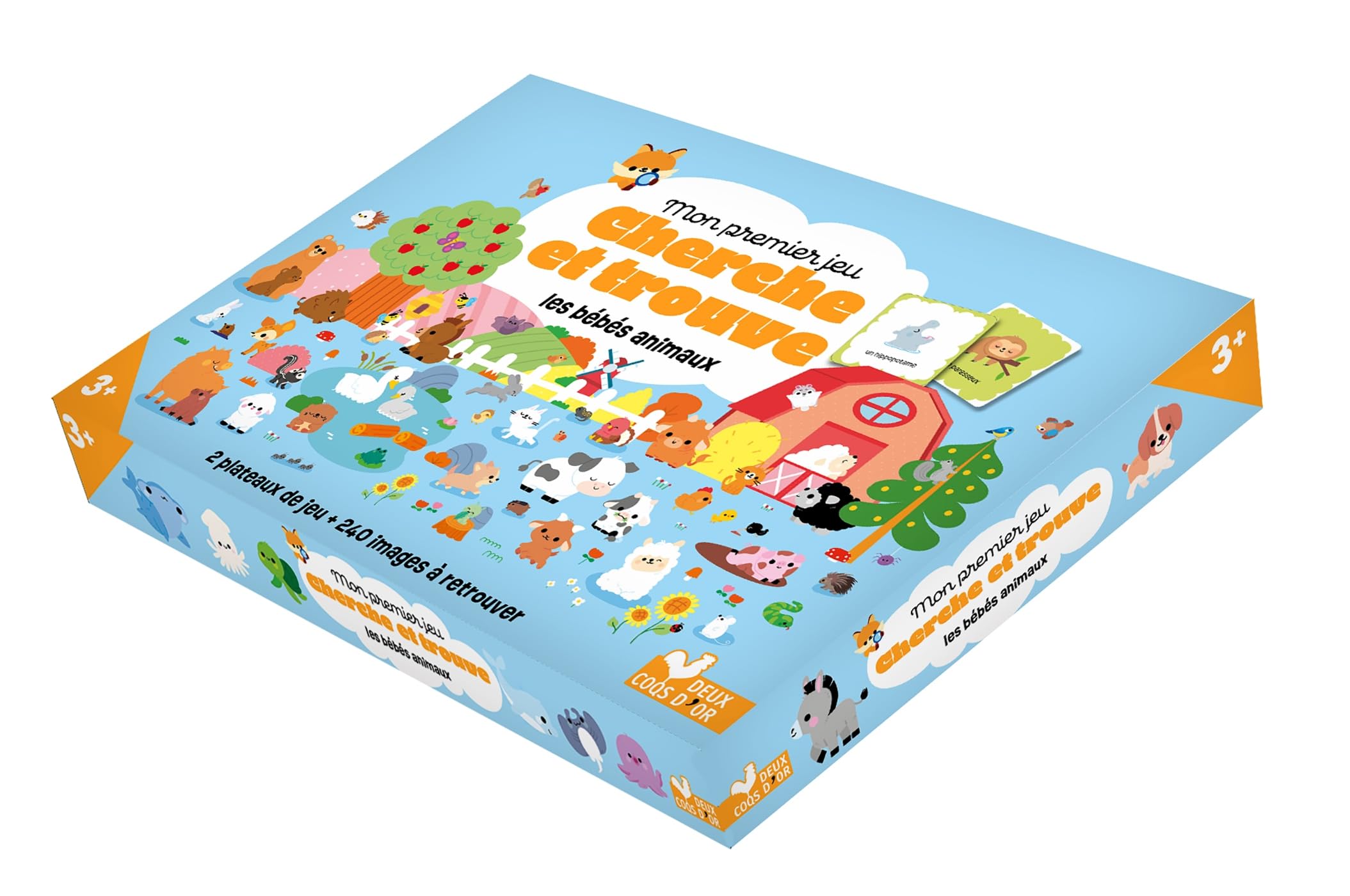 Mon jeu cherche et trouve des bébés animaux - coffret avec plateau et cartes: Mon premier jeu cherche et trouve Tiptoi & Games
