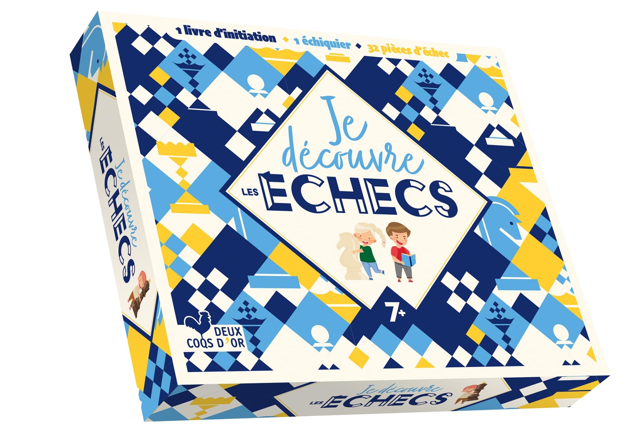 Je découvre les échecs - coffret avec plateau de jeu et méthode d'apprentissage book