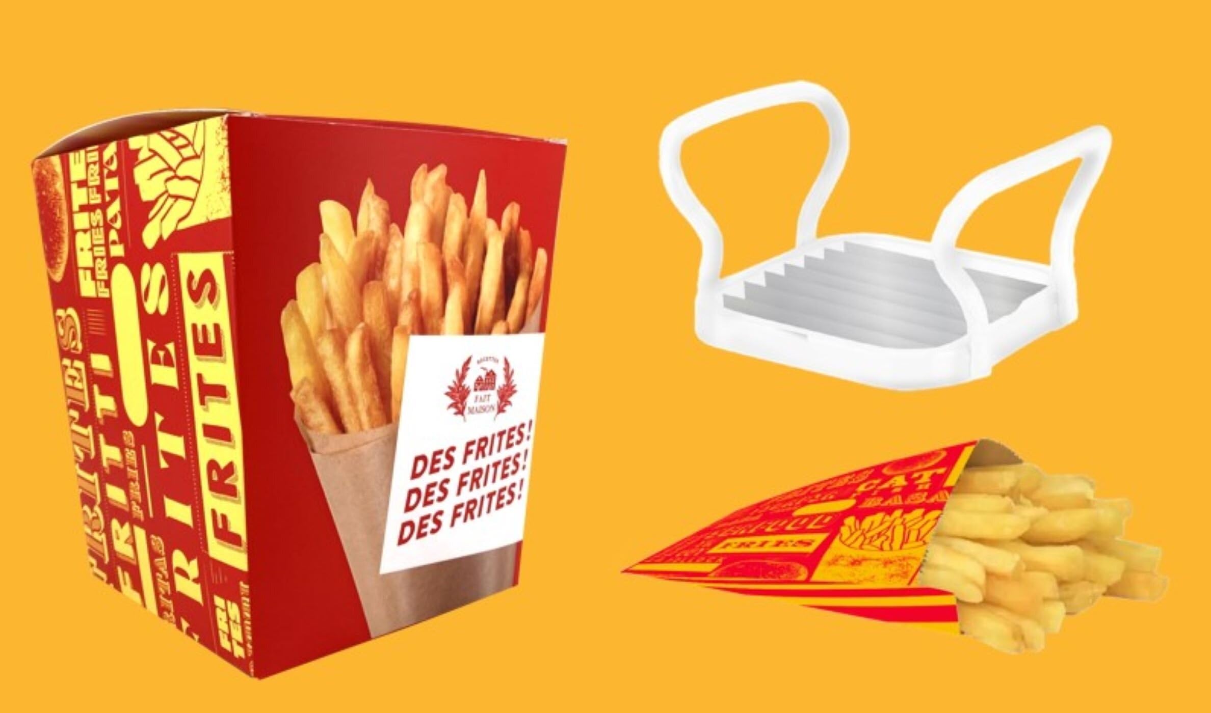 COFFRET Des frites des frites des frites book