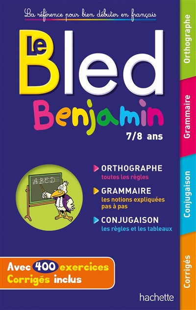 Product Image: Bled benjamin, 7-8 ans : orthographe, grammaire, conjugaison