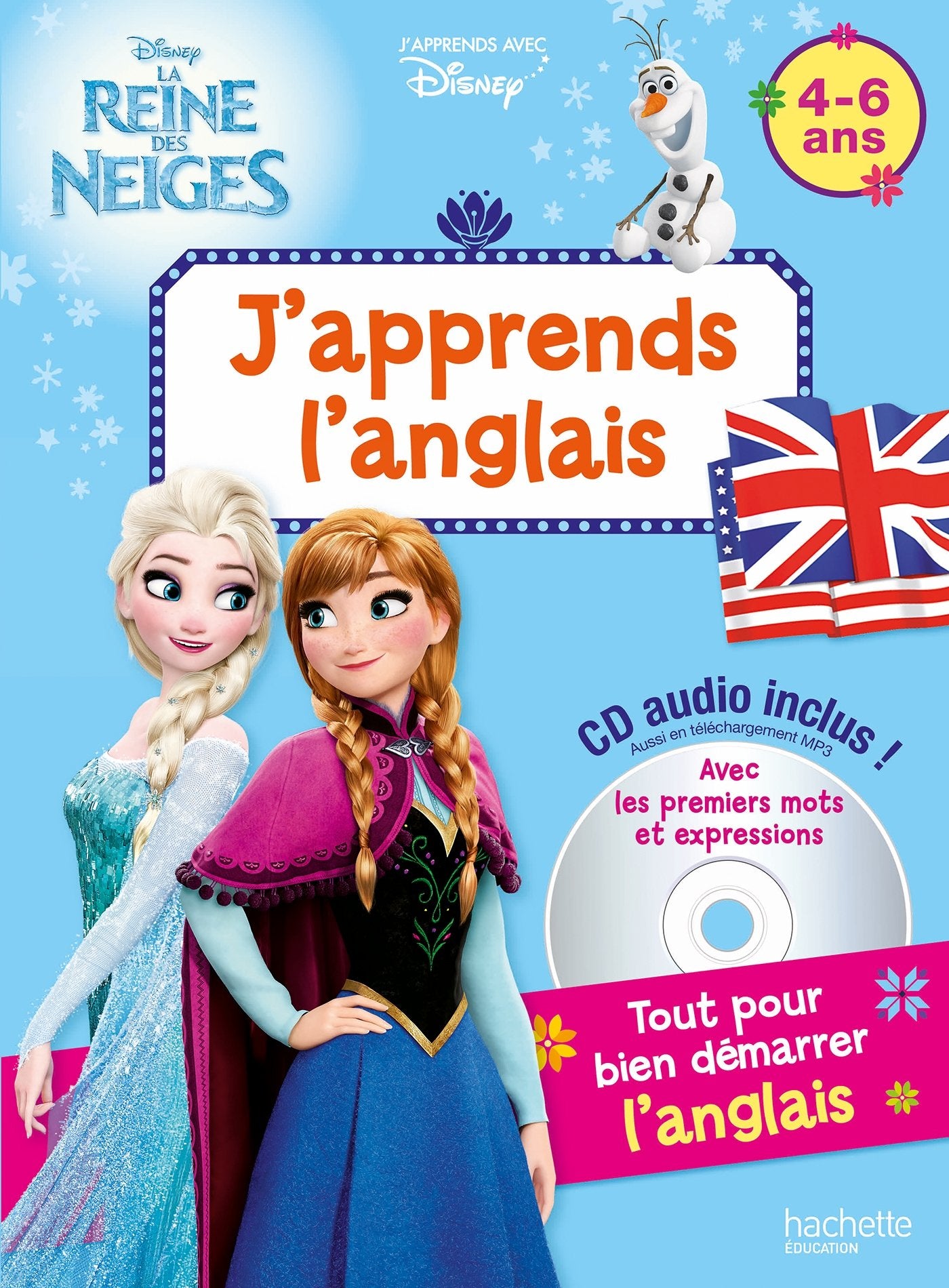 J'apprends l'anglais avec la Reine des neiges 4-6 ans Non-fiction