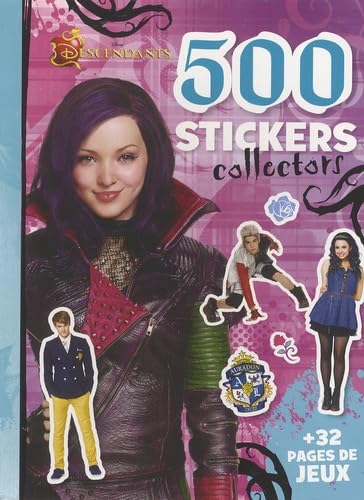 500 stickers collectors Descendants book