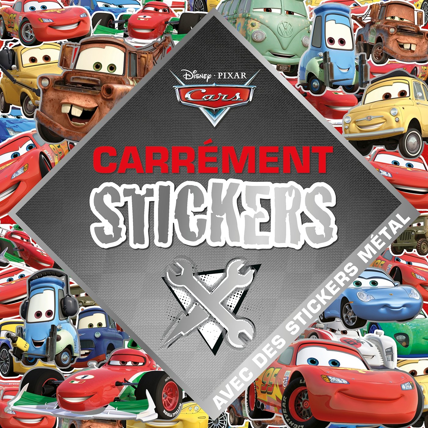 Cars, CARREMENT STICKERS book